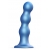 Голубая насадка Strap-On-Me Dildo Plug Balls size S - Strap-on-me - купить с доставкой в Великом Новгороде