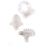 Набор из 3 прозрачных эрекционных колец с вибрацией Teasers Ring Kit - Chisa - в Великом Новгороде купить с доставкой