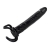 Чёрная насадка-фаллос для двойного проникновения INFLATABLE DILDO SLIM DONG  - 13,5 см. - Toyz4lovers - в Великом Новгороде купить с доставкой