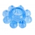 Голубая гелевая насадка-цветок - Toyfa Basic - в Великом Новгороде купить с доставкой
