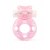 Розовое эрекционное виброкольцо в форме мишки - 1137 - в Великом Новгороде купить с доставкой