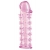 Гелевая розовая насадка на фаллос с шипами - 12 см. - Toyfa Basic - в Великом Новгороде купить с доставкой Гелевая розовая насадка на фаллос с шипами - 12 см. - Toyfa Basic - в Великом Новгороде купить с доставкой