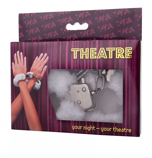 Наручники с белой меховой опушкой - ToyFa - купить с доставкой в Великом Новгороде