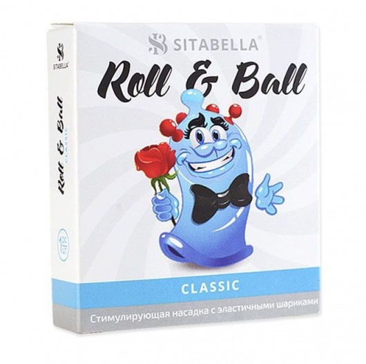 стимулирующий презерватив-насадка Roll   Ball Classic - Sitabella - купить с доставкой в Великом Новгороде