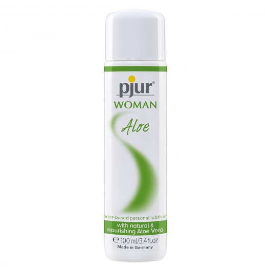 Лубрикант на водной основе pjur WOMAN Aloe - 100 мл. - Pjur - купить с доставкой в Великом Новгороде