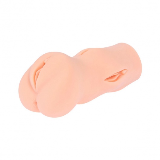 Телесный мастурбатор-вагина с двойным слоем - KOKOS - в Великом Новгороде купить с доставкой