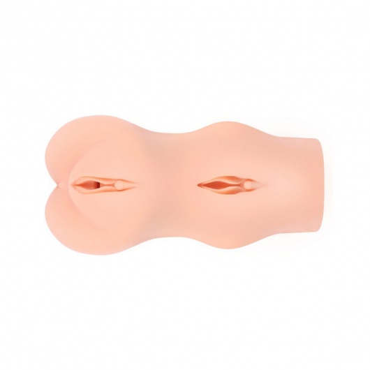 Телесный мастурбатор-вагина с двойным слоем - KOKOS - в Великом Новгороде купить с доставкой