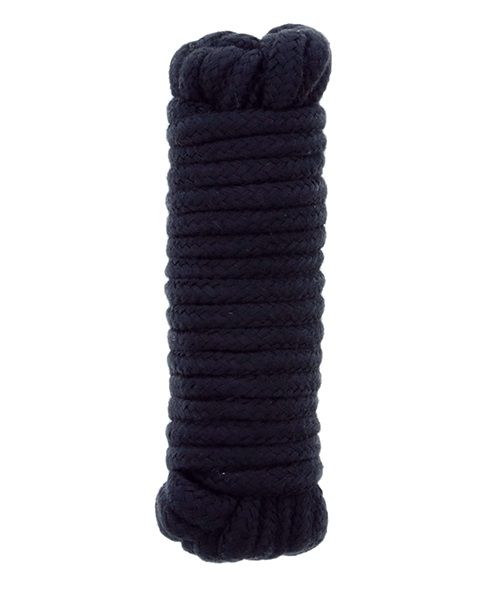 Чёрная веревка для связывания BONDX LOVE ROPE - 5 м. - Dream Toys - купить с доставкой в Великом Новгороде