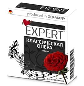 Гладкие презервативы Expert  Классическая опера  - 3 шт. - Expert - купить с доставкой в Великом Новгороде