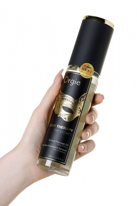 Минеральное массажное масло Orgie Sexy Therapy The Secret - 200 мл. - ORGIE - купить с доставкой в Великом Новгороде