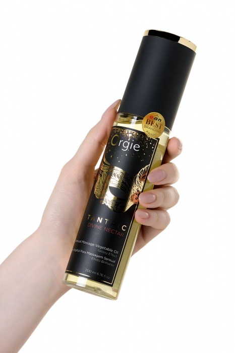 Растительное массажное масло Orgie Tantric Divine Nectar - 200 мл. - ORGIE - купить с доставкой в Великом Новгороде