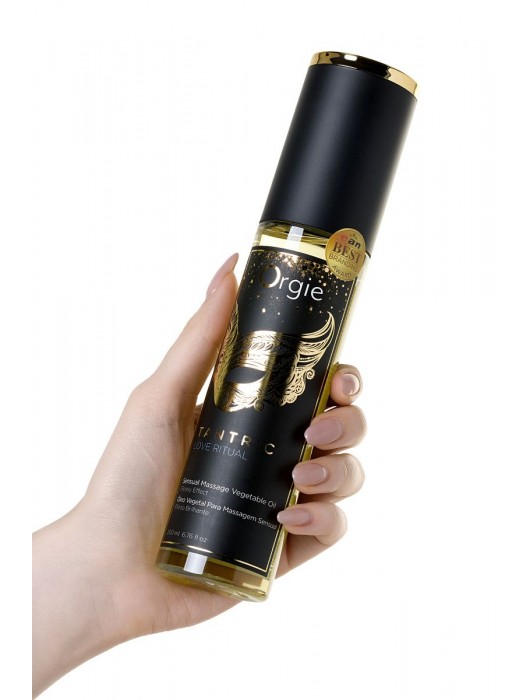 Растительное массажное масло Orgie Tantric Love Ritual - 200 мл. - ORGIE - купить с доставкой в Великом Новгороде