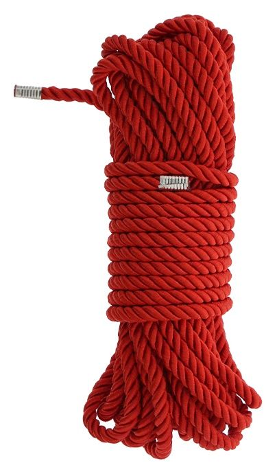 Красная веревка DELUXE BONDAGE ROPE - 10 м. - Dream Toys - купить с доставкой в Великом Новгороде