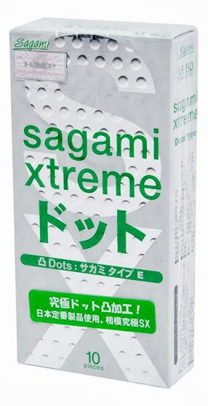 Презервативы Sagami Xtreme Type-E с точками - 10 шт. - Sagami - купить с доставкой в Великом Новгороде