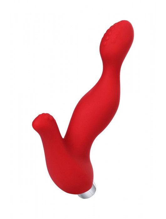 Красный силиконовый вибростимулятор простаты Proman - 12,5 см. - ToyFa - в Великом Новгороде купить с доставкой
