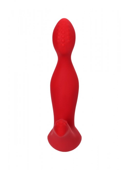 Красный силиконовый вибростимулятор простаты Proman - 12,5 см. - ToyFa - в Великом Новгороде купить с доставкой