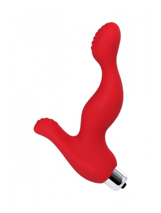 Красный силиконовый вибростимулятор простаты Proman - 12,5 см. - ToyFa - в Великом Новгороде купить с доставкой