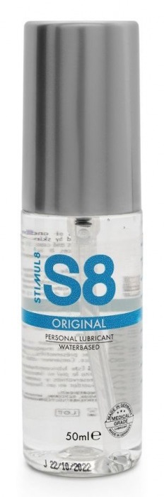 Универсальный лубрикант на водной осноdе S8 Original Lube - 50 мл. - Stimul8 - купить с доставкой в Великом Новгороде