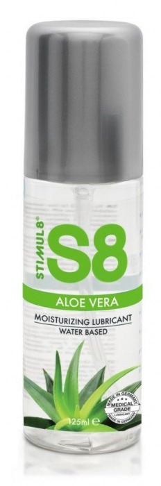 Лубрикант на водной основе S8 Aloe Vera Lube - 125 мл. - Stimul8 - купить с доставкой в Великом Новгороде