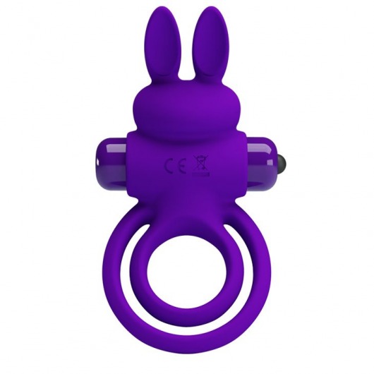 Фиолетовое эрекционное кольцо с вибростимуляцией клитора Vibrant Penis Ring III - Baile - в Великом Новгороде купить с доставкой