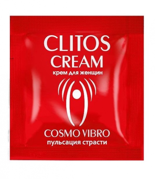 Пробник возбуждающего крема для женщин Clitos Cream - 1,5 гр. - Биоритм - купить с доставкой в Великом Новгороде