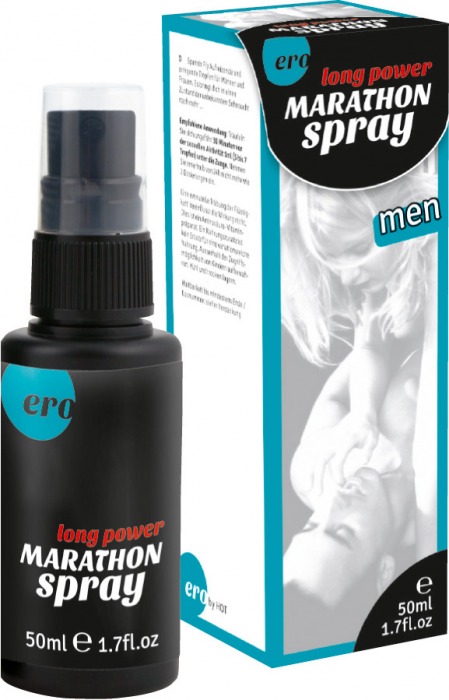 Пролонгирующий спрей для мужчин Long Power Marathon Spray - 50 мл. - Ero - купить с доставкой в Великом Новгороде