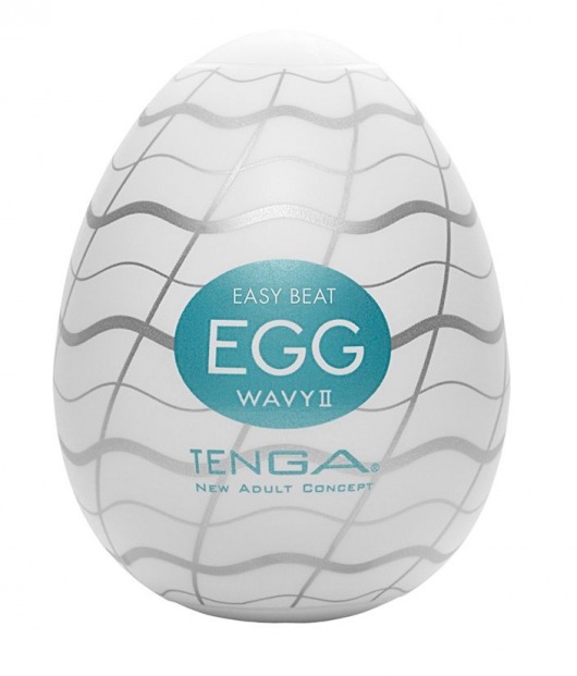 Мастурбатор-яйцо EGG Wavy II - Tenga - в Великом Новгороде купить с доставкой