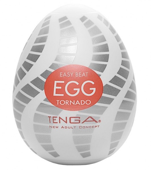 Мастурбатор-яйцо EGG Tornado - Tenga - в Великом Новгороде купить с доставкой