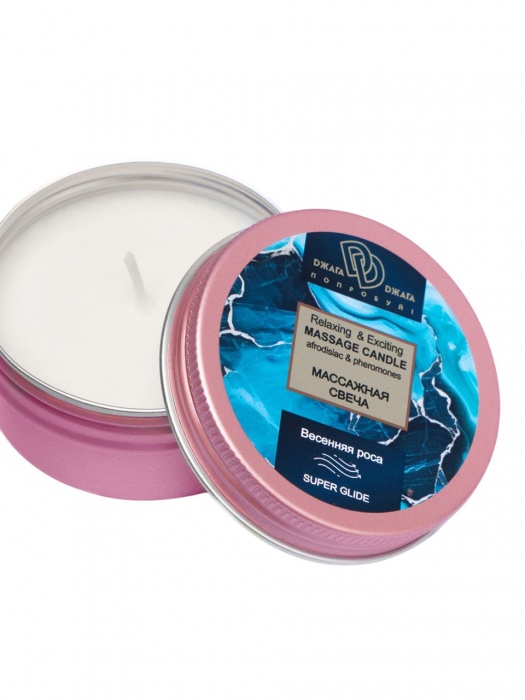 Массажная свеча  Весенняя роса - БиоМед - купить с доставкой в Великом Новгороде