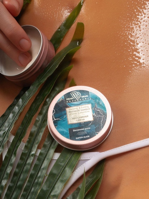 Массажная свеча  Весенняя роса - БиоМед - купить с доставкой в Великом Новгороде