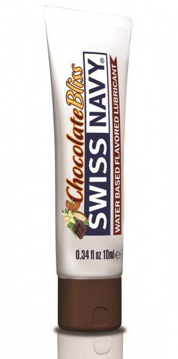 Лубрикант с ароматом шоколада Swiss Navy Chocolate Bliss Lube - 10 мл. - Swiss navy - купить с доставкой в Великом Новгороде