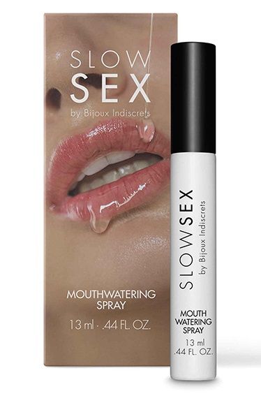 Спрей для усиления слюноотделения Slow Sex Mouthwatering Spray - 13 мл. - Bijoux Indiscrets - купить с доставкой в Великом Новгороде