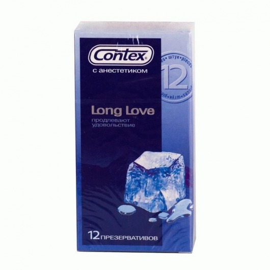 Презервативы с продлевающей смазкой Contex Long Love - 12 шт. - Contex - купить с доставкой в Великом Новгороде