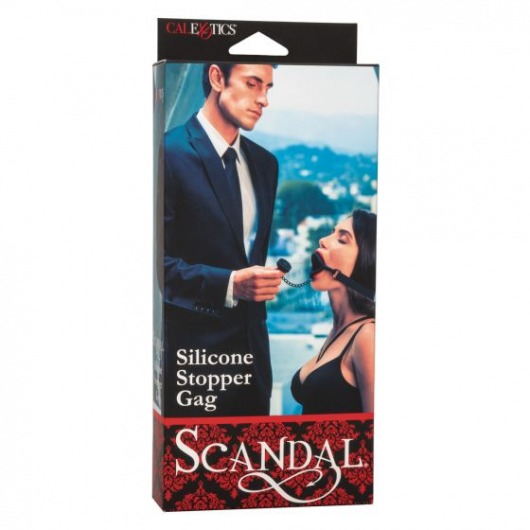 Кляп с пробкой Silicone Stopper Gag - California Exotic Novelties - купить с доставкой в Великом Новгороде