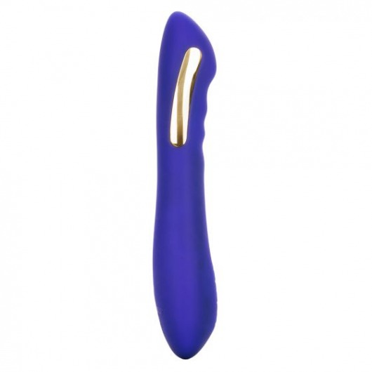 Фиолетовый вибратор с электростимуляцией Intimate E-Stimulator Petite Wand - 18,5 см. - California Exotic Novelties - купить с доставкой в Великом Новгороде