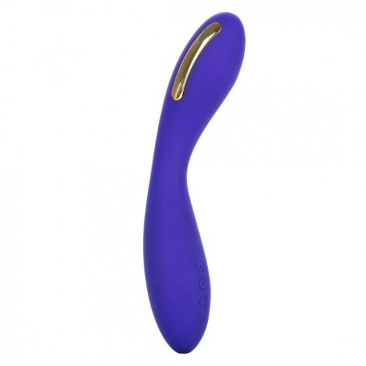 Фиолетовый вибратор с электростимуляцией Intimate E-Stimulator Wand - 21,5 см. - California Exotic Novelties - купить с доставкой в Великом Новгороде