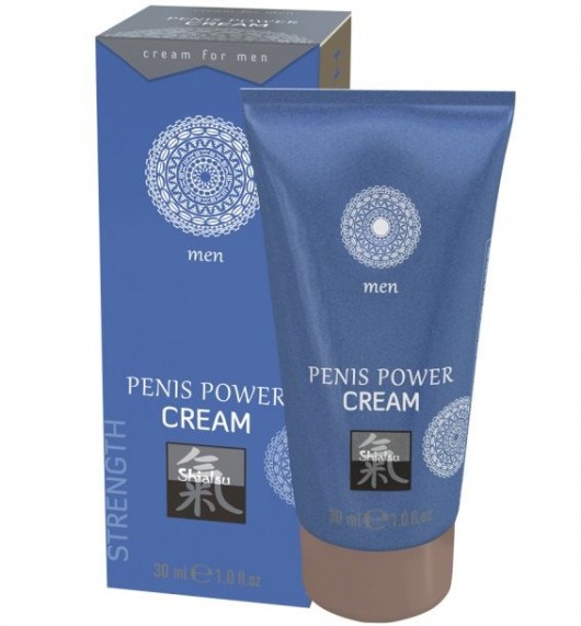 Возбуждающий крем для мужчин Penis Power Cream - 30 мл. - Shiatsu - купить с доставкой в Великом Новгороде