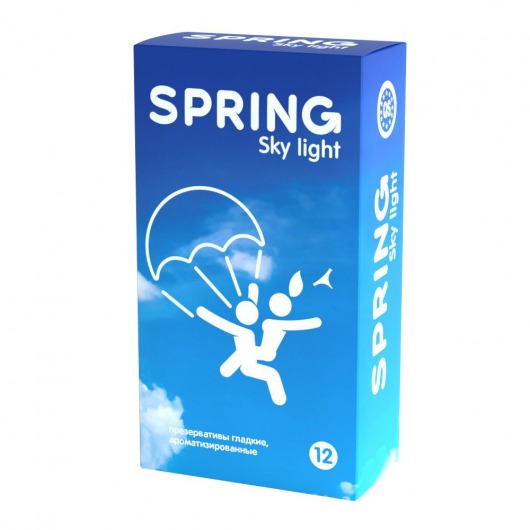 Ультратонкие презервативы SPRING SKY LIGHT - 12 шт. - SPRING - купить с доставкой в Великом Новгороде