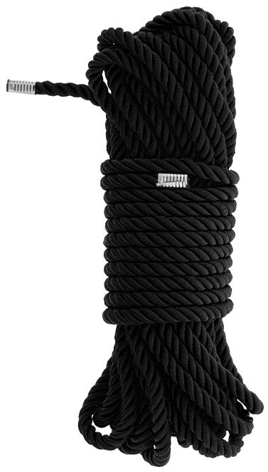 Черная веревка для бондажа BONDAGE ROPE - 10 м. - Dream Toys - купить с доставкой в Великом Новгороде