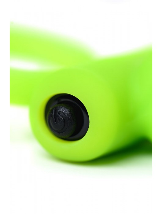 Зеленое эрекционное виброкольцо на пенис Cock Ring - A-toys - в Великом Новгороде купить с доставкой