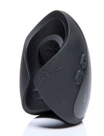 Черный инновационный мужской вибратор PULSE SOLO ESSENTIAL - Hot Octopuss - в Великом Новгороде купить с доставкой