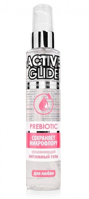 Увлажняющий интимный гель Active Glide Prebiotic - 100 гр. - Биоритм - купить с доставкой в Великом Новгороде