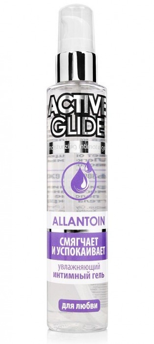 Увлажняющий интимный гель Active Glide Allantoin - 100 гр. - Биоритм - купить с доставкой в Великом Новгороде