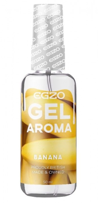 Интимный лубрикант EGZO AROMA с ароматом банана - 50 мл. - EGZO - купить с доставкой в Великом Новгороде