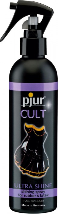 Спрей для ухода за одеждой из латекса pjur CULT Ultra Shine - 250 мл. - Pjur - купить с доставкой в Великом Новгороде