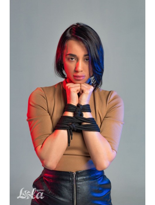 Черная веревка Do Not Disturb - 5 м. - Lola Games - купить с доставкой в Великом Новгороде