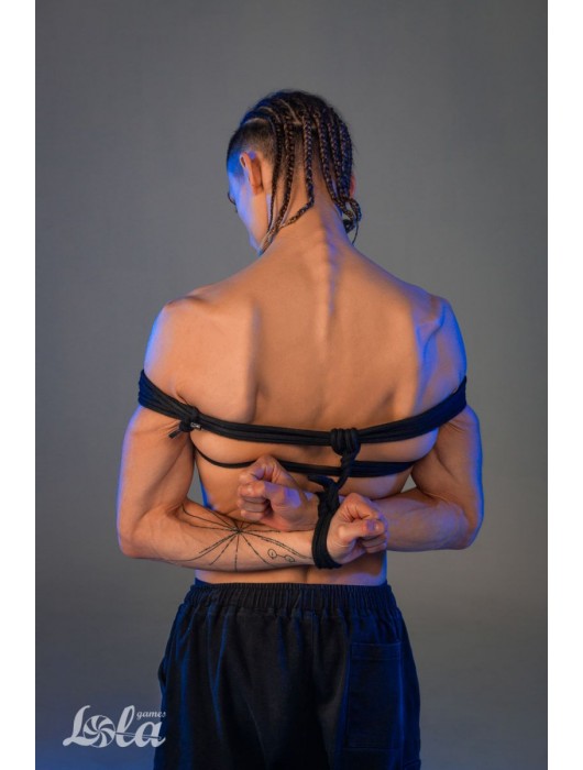 Черная веревка Do Not Disturb - 5 м. - Lola Games - купить с доставкой в Великом Новгороде