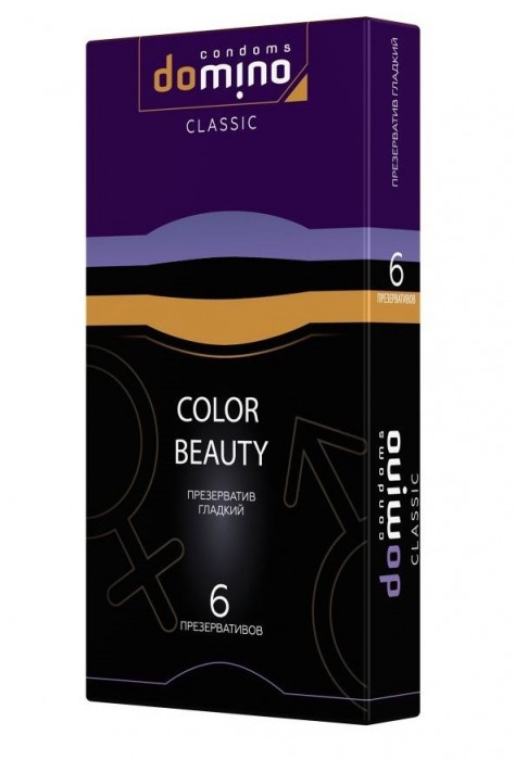 Разноцветные презервативы DOMINO Colour Beauty - 6 шт. - Domino - купить с доставкой в Великом Новгороде