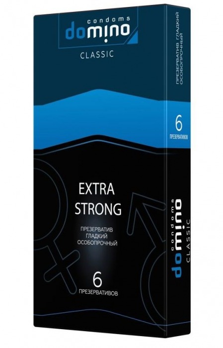 Суперпрочные презервативы DOMINO Extra Strong - 6 шт. - Domino - купить с доставкой в Великом Новгороде