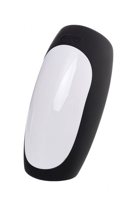 Черно-белый перезаряжаемый мастурбатор Erotist Hailstorm - Erotist Adult Toys - в Великом Новгороде купить с доставкой